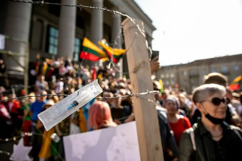 Protestas prie Seimo / DELFI nuotr.