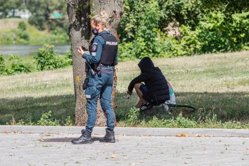 Sulaikyti nelegalus migrantai