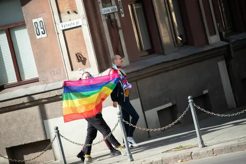 „Kaunas Pride“ eitynių malda / E. Kniežausko nuotr.