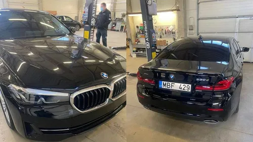 Nežymėtas policijos „BMW“