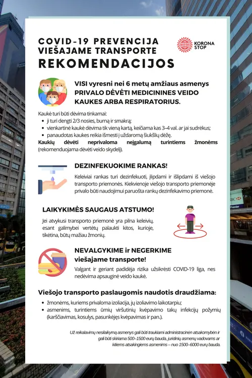 rekomendacijos viesajam tranportui 1