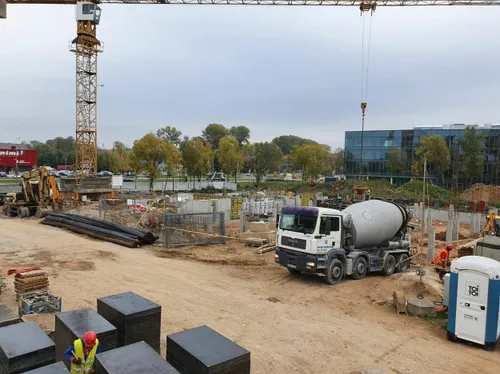 Statybos Europos prospekte