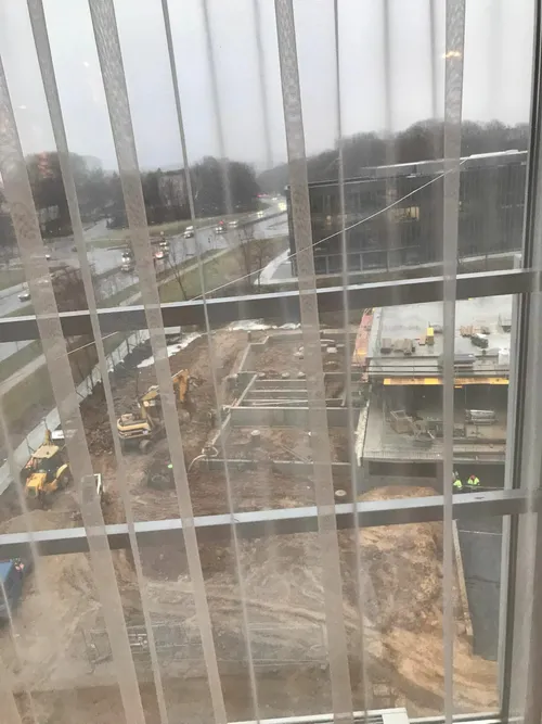 Statybos Europos prospekte