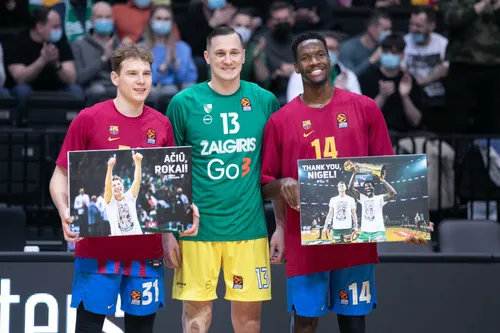 Žalgiriečiai Ukrainą pagerbė specialiomis aprangomis