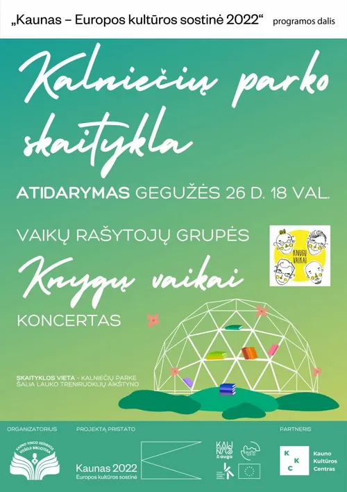 kalnieciu parko skaitykla atidarymas