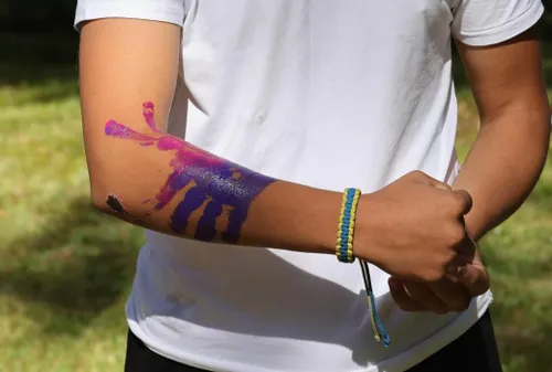 Užkarpatės karių vaikai Kačerginėje / E. Mališausko nuotr.