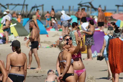 Palanga, pliažas, maudynės