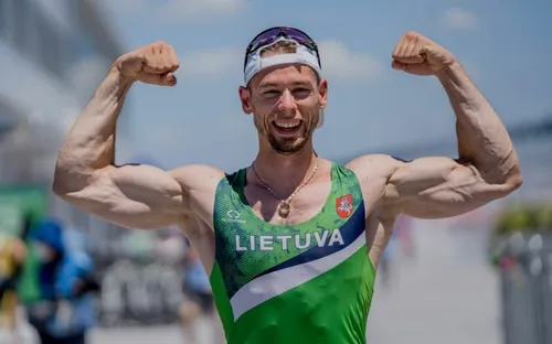 mindaugas maldonis tokijo zaidyniu pusfinalyje ir b finale