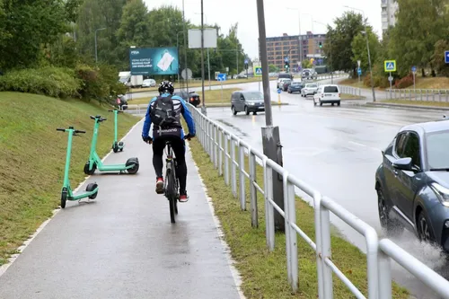 „Bolt“ elektriniai paspirtukai / M. Patašiaus nuotr.