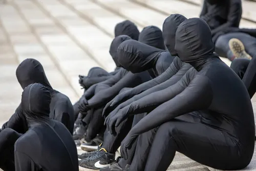 Šokio teatro „Aura“ pasirodymas „Įsivaizduok“ / J. Juodžio nuotr.