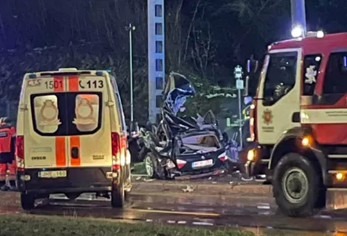 Tragiška avarija Tunelio gatvėje