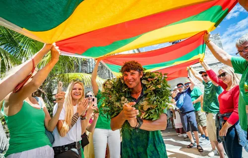 Aurimas Valujavičius įveikė Atlantą / DELFI, V. Dranginio nuotr.