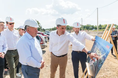 Urban HUB“ kapsulės įkasimo ceremonija