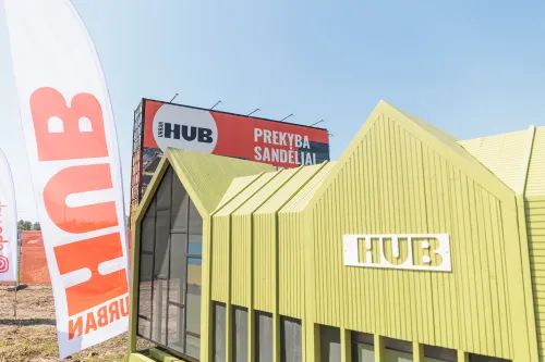 Urban HUB“ kapsulės įkasimo ceremonija