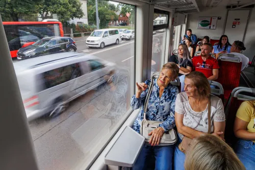 Ekskursija traukiniu į Drobės fabriką