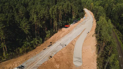 Naujai statomas Pietrytinis aplinkkelis