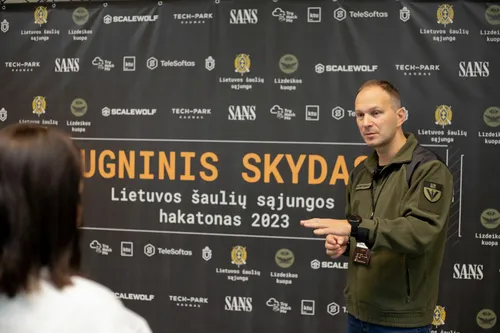 Hakatonas „Ugninis skydas 2023“ / Organizatorių nuotr.