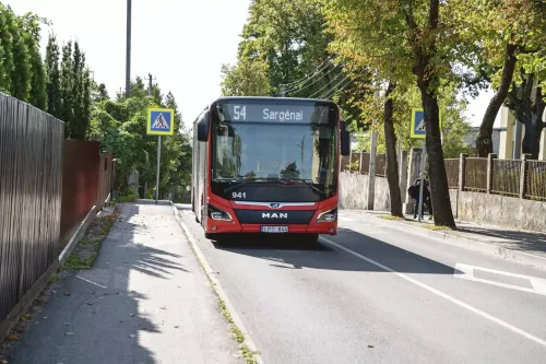 54 autobusas, Sargėnai