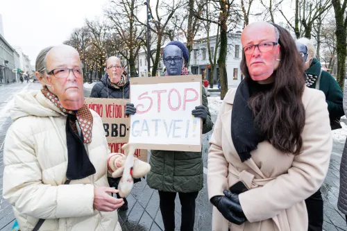 Miestiečių protestas dėl Šančių krantinės projekto