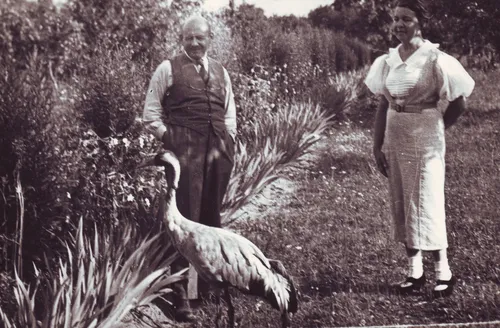 Pasivaikščiojimas Obelynėje, Tadas ir Honorata Ivanauskai, 1935 m. / Archyvo nuotr.