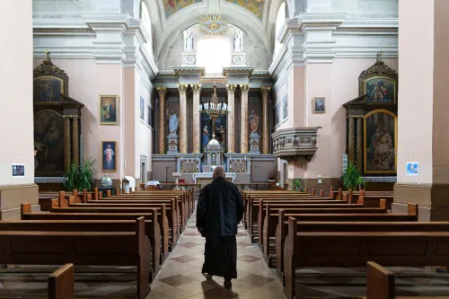 Karmelitų vienuoliai / R. Tenio nuotr.