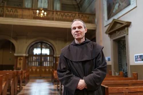 Karmelitų vienuoliai / R. Tenio nuotr.