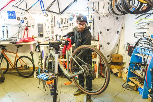 Dviračių taisykla Ride&amp;amp;Mend / R. Tenio nuotr.