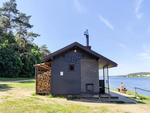 Lampėdžių pirtis / R. Tenio nuotr.