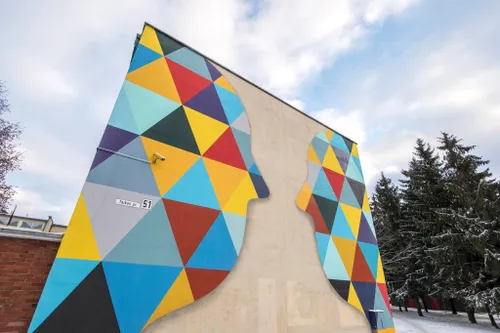 Neofreska „Dialogas” (aut. Tadas Šimkus, 2016).