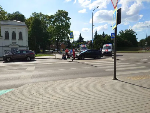 Partrenktas paspirtukininkas / Skaitytojo nuotr.