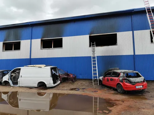 Gaisras Domeikavos seniūnijoje / R. Tenio nuotr.