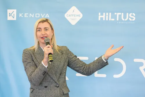 Elektromobilių įkrovimo parko statybų pradžia. ELTA / R. Tenio nuotr.