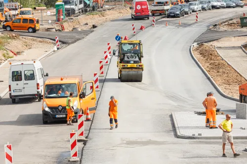 Uždaryta B. Brazdžiono gatvė / R. Tenio nuotr.