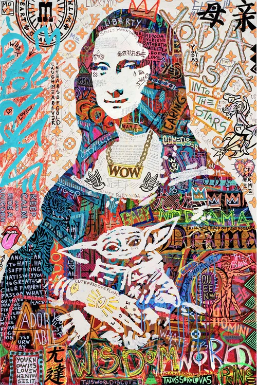 Yoda-Lisa./T. Sokolovo tapyba.