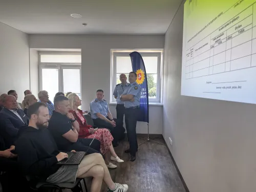 Susitikimas su gyventojais / B.Sabaliauskaitės nuotr.