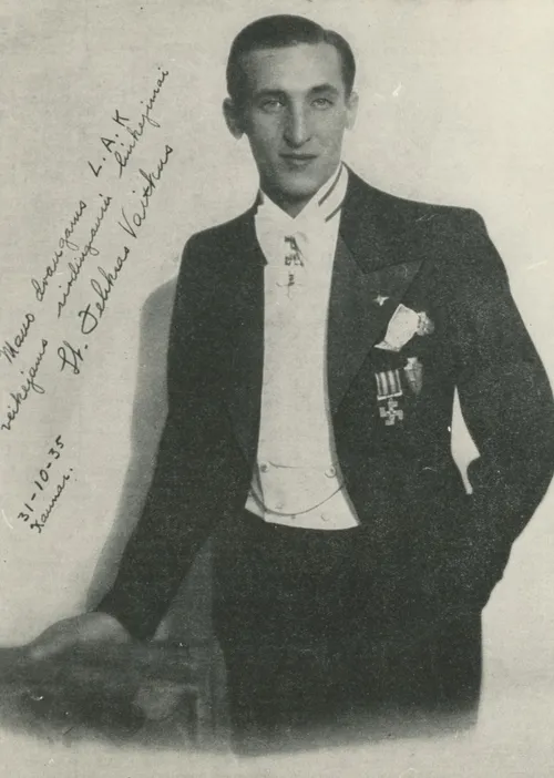 F. Vaitkus 1935 m. rudenį./VDKM nuotr.
