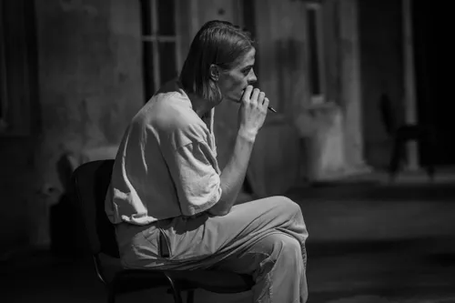 Rež. J. Vinciūnas, repeticija. D. Stankevičiaus nuotr.