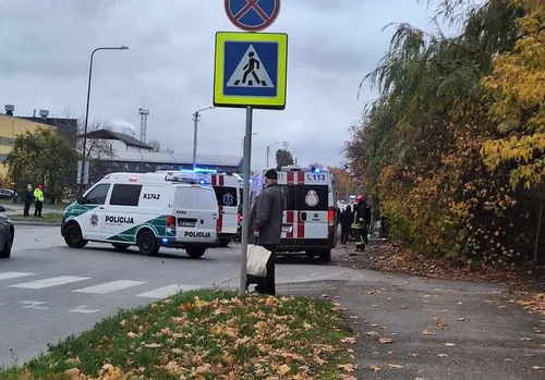 Avarija Elektrėnų g. / R. Tenio nuotr.