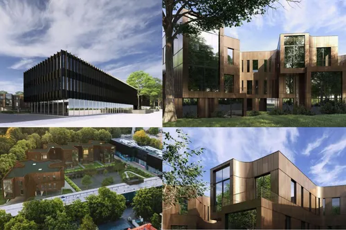 Naujo projekto Sporto g. vizualizacijos / Statytojų pav.