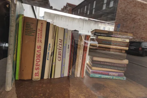 Knygų namelis / R. Tenio nuotr.