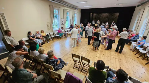 Šokiai./Balbieriškio kultūros ir laisvalaikio centro nuotr.