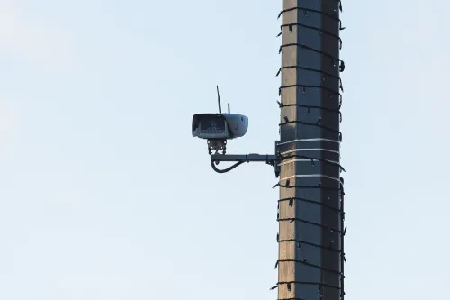 Vidutinio greičio matuoklis Tunelio gatvėje / R. Tenio nuotr.