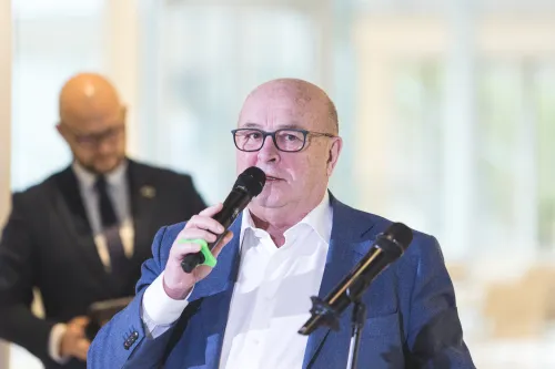 Visvaldas Matijošaitis Mokslo saloje / R. Tenio nuotr.