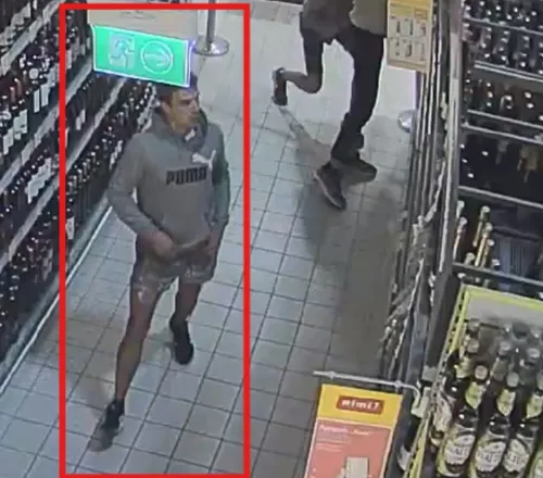 Asmuo, nesusimokėjęs už pirkinius / Kauno AVPK nuotr.