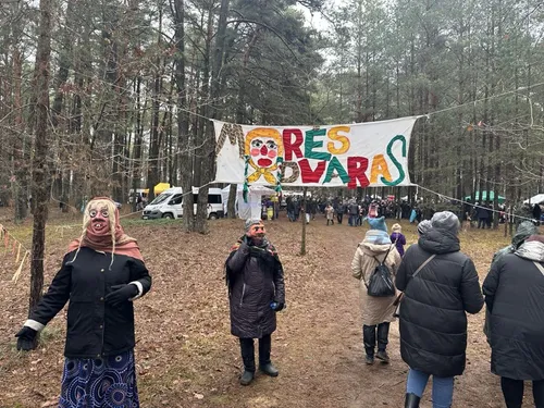 Užgavėnės Lampėdžiuose / Lampėdžių bendruomenės centro „Facebook“ nuotr.