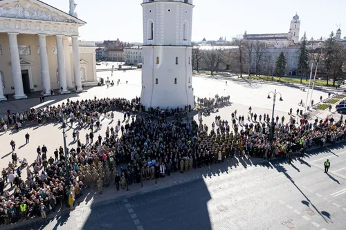 JAV karių pagerbimo ir išlydėjimo ceremonija / R. Riabovo, BNS nuotr.