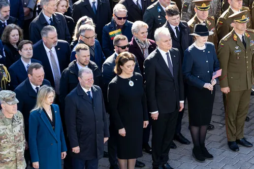 JAV karių pagerbimo ir išlydėjimo ceremonija / R. Riabovo, BNS nuotr.