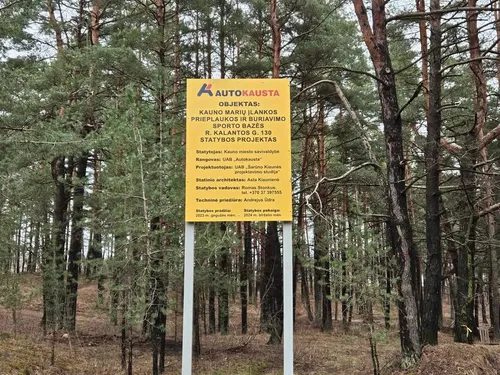 Rekonstrukcijos darbai Kauno marių įlankos prieplaukoje / skaitytojo nuotr.