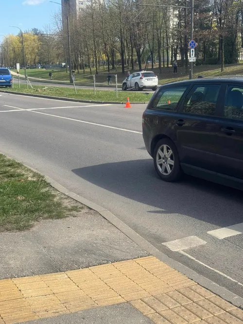 Avarija Šiaurės pr. / Kas vyksta Kaune grupės nuotr.