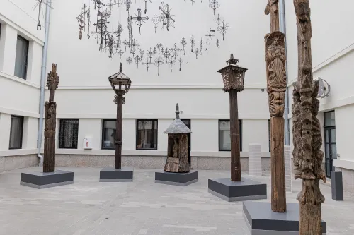 Sakralinio meno lobiai Čiurlionio muziejuje / R. Tenio nuotr.